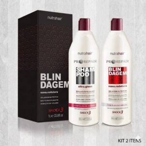 Blindagem Nano Redutora Shock3 – Nutra Hair kit 2 Itens Selagem Shock3